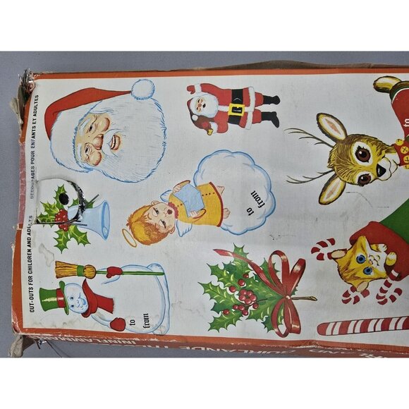 Vintage 30 ' x 2" Fireproof TINSEL GARLAND in Original Box‎ made in Canada - Picture 5 of 7